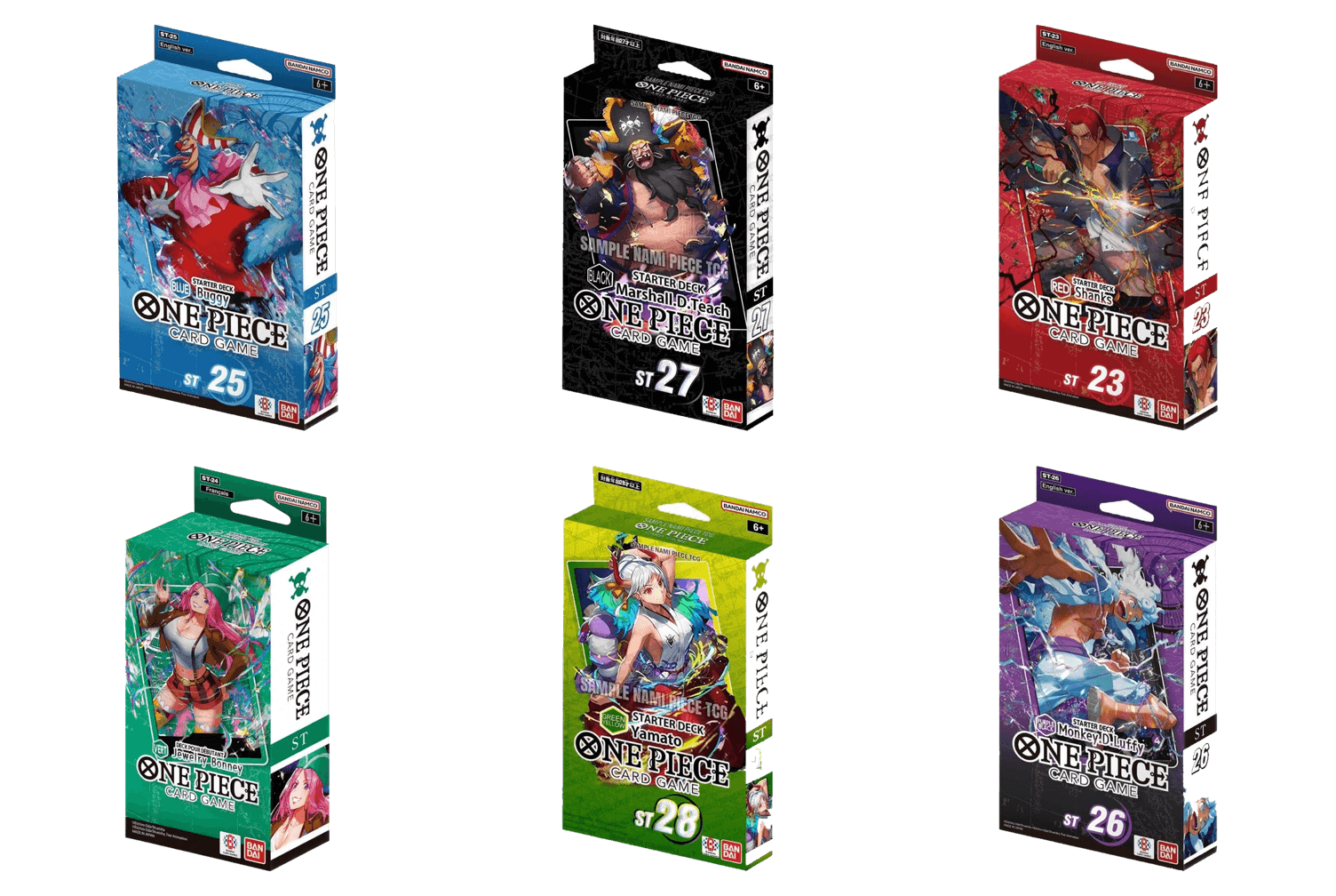 Deck de démarrage – ST23 à ST28 – Modèle aléatoire