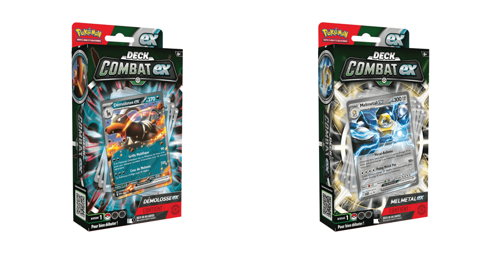 Deck Combat-ex – Melmetal-ex ou Démolosse-ex – Modèle aléatoire