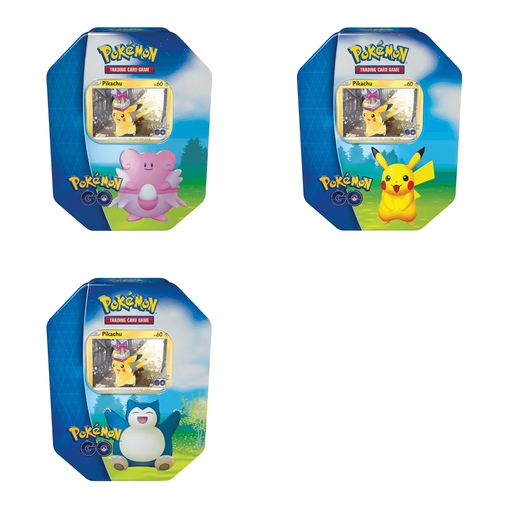 Boîtes Pokémon GO – Pikachu, Ronflex ou Leuphorie (modèle aléatoire)
