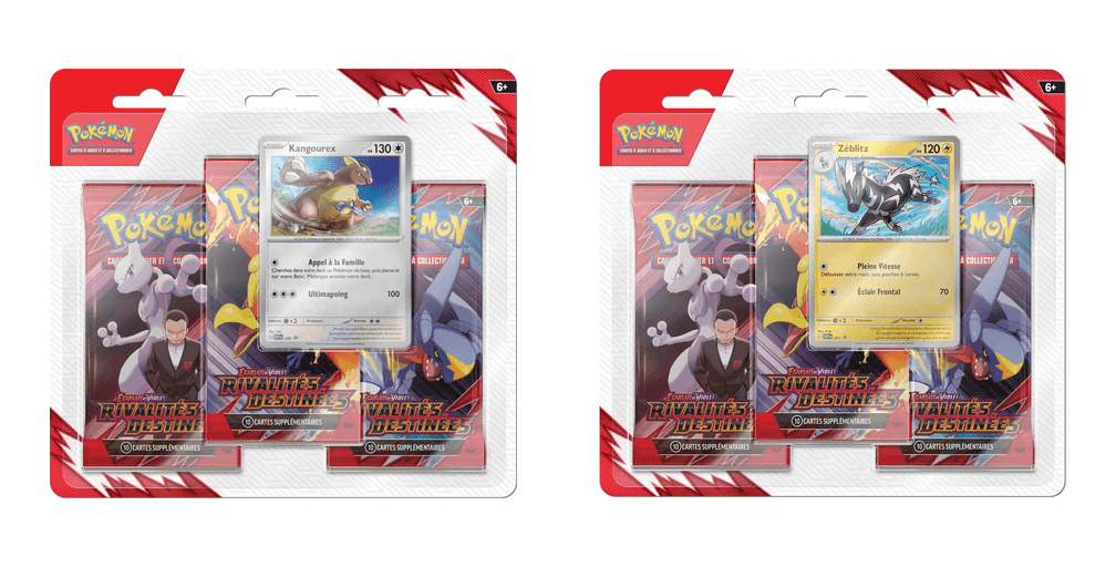 Tripack Écarlate et Violet – Rivalités Destinées – Kangourex ou Zéblitz (aléatoire)