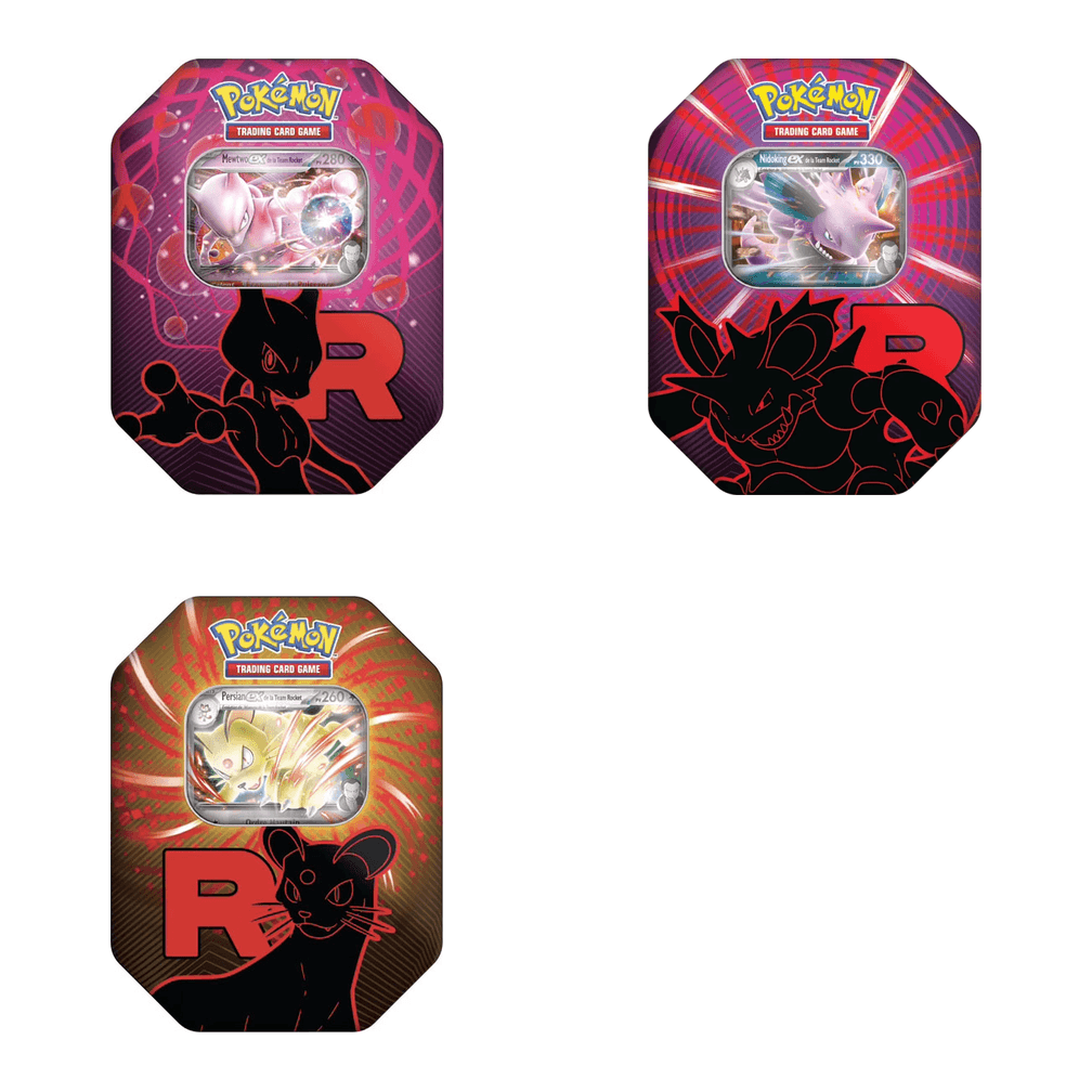 Pokébox Team Rocket – Mewtwo-ex, Nidoking-ex ou Persian-ex de la Team Rocket (aléatoire)