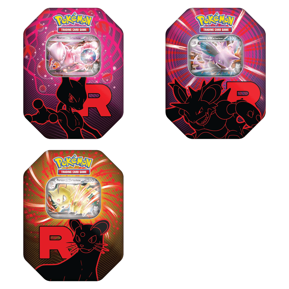 Pokébox Team Rocket – Mewtwo-ex, Nidoking-ex ou Persian-ex de la Team Rocket (aléatoire)