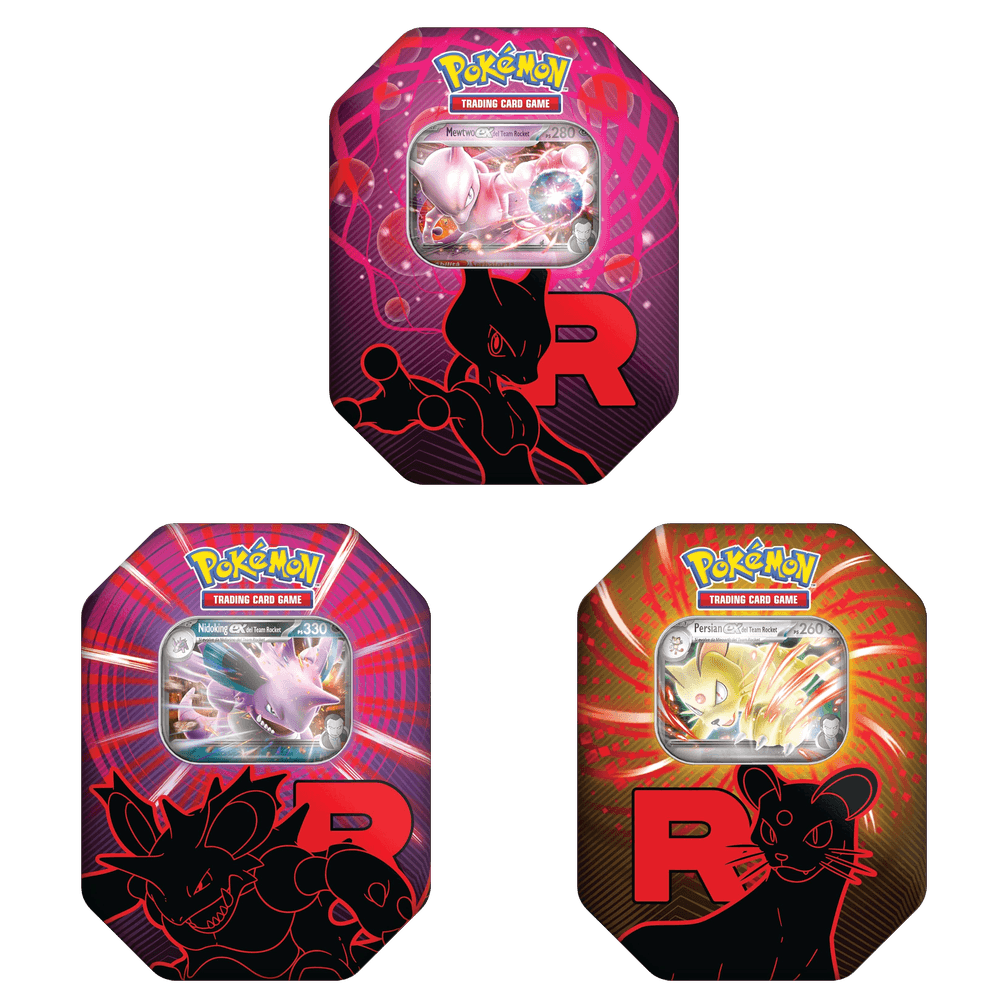 Pokébox Team Rocket – Mewtwo-ex, Nidoking-ex ou Persian-ex de la Team Rocket (aléatoire)
