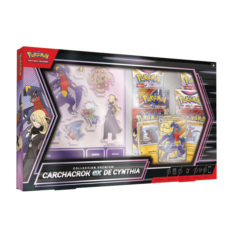 Coffret Pokémon Carchacrok ex de Cynthia