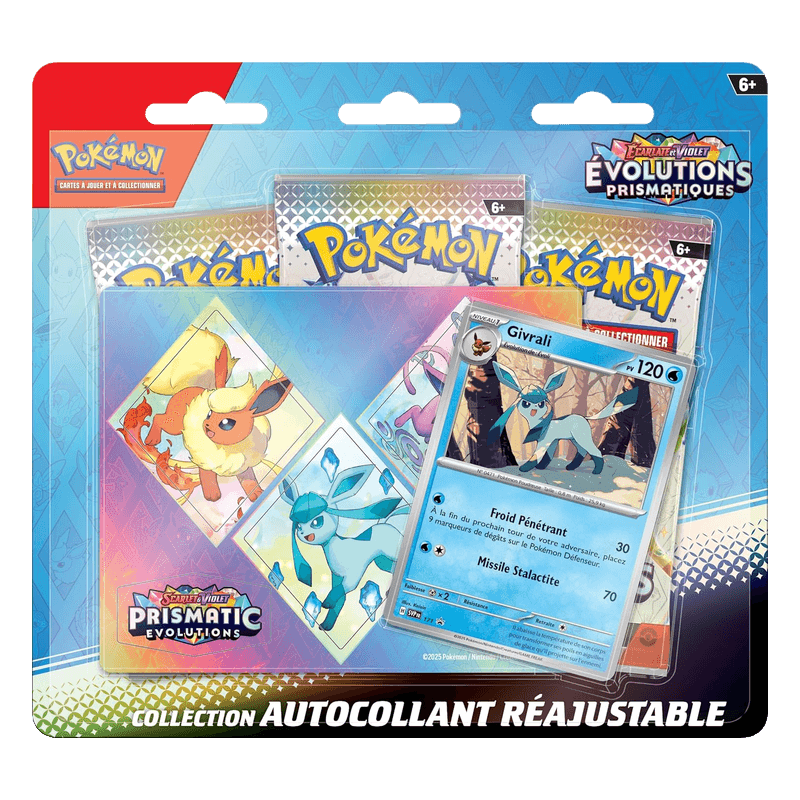 Collection autocollant réajustable Écarlate et Violet – Évolutions Prismatiques – Givrali