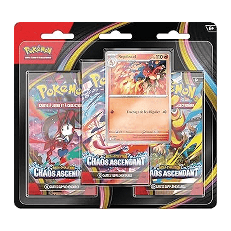 Tripack Méga-Évolution – Chaos Ascendant – Reptincel