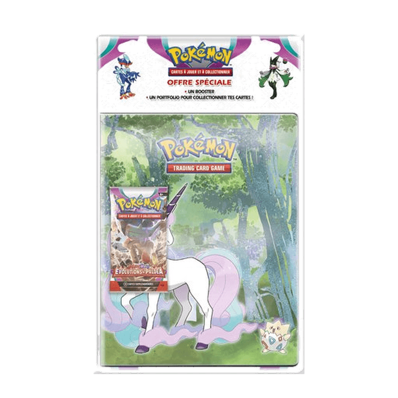 Pack Portfolio + Booster Évolutions à Paldea