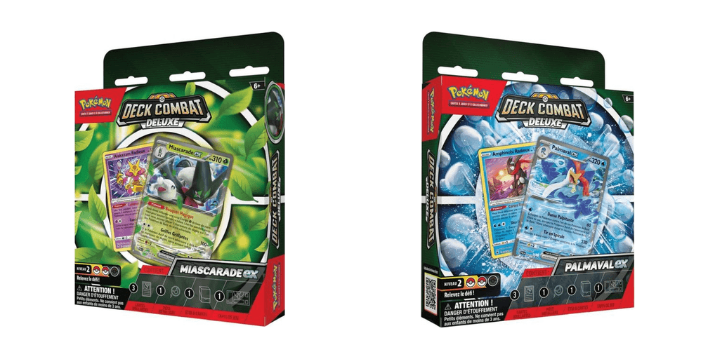Deck Combat Deluxe – Miascarade-ex ou Palmaval-ex – Modèle aléatoire