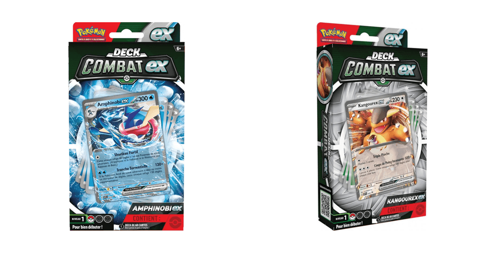 Deck Combat-ex – Kangourex-ex ou Amphinobi-ex – Modèle aléatoire