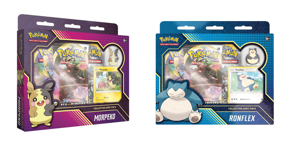 Collection avec pin's – Ronflex ou Morpeko