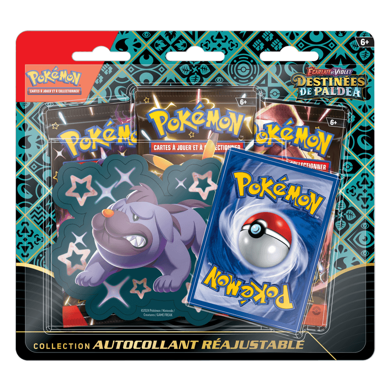Collection autocollant réajustable Écarlate et Violet – Destinées de Paldea – Grondogue chromatique