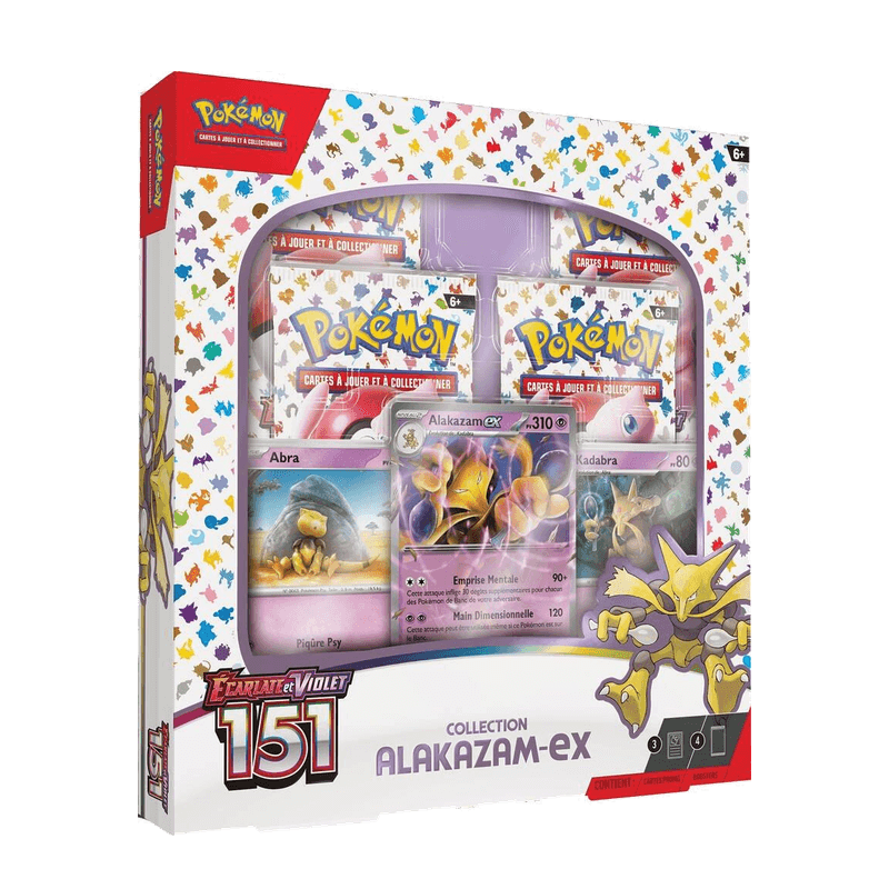 Coffret Alakazam-ex 4B – Pokémon Écarlate et violet 151