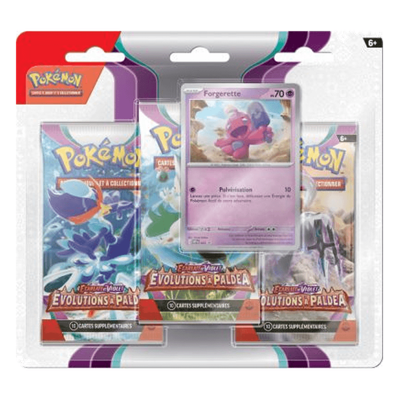Tripack Écarlate et Violet – Évolutions à Paldea – Forgerette